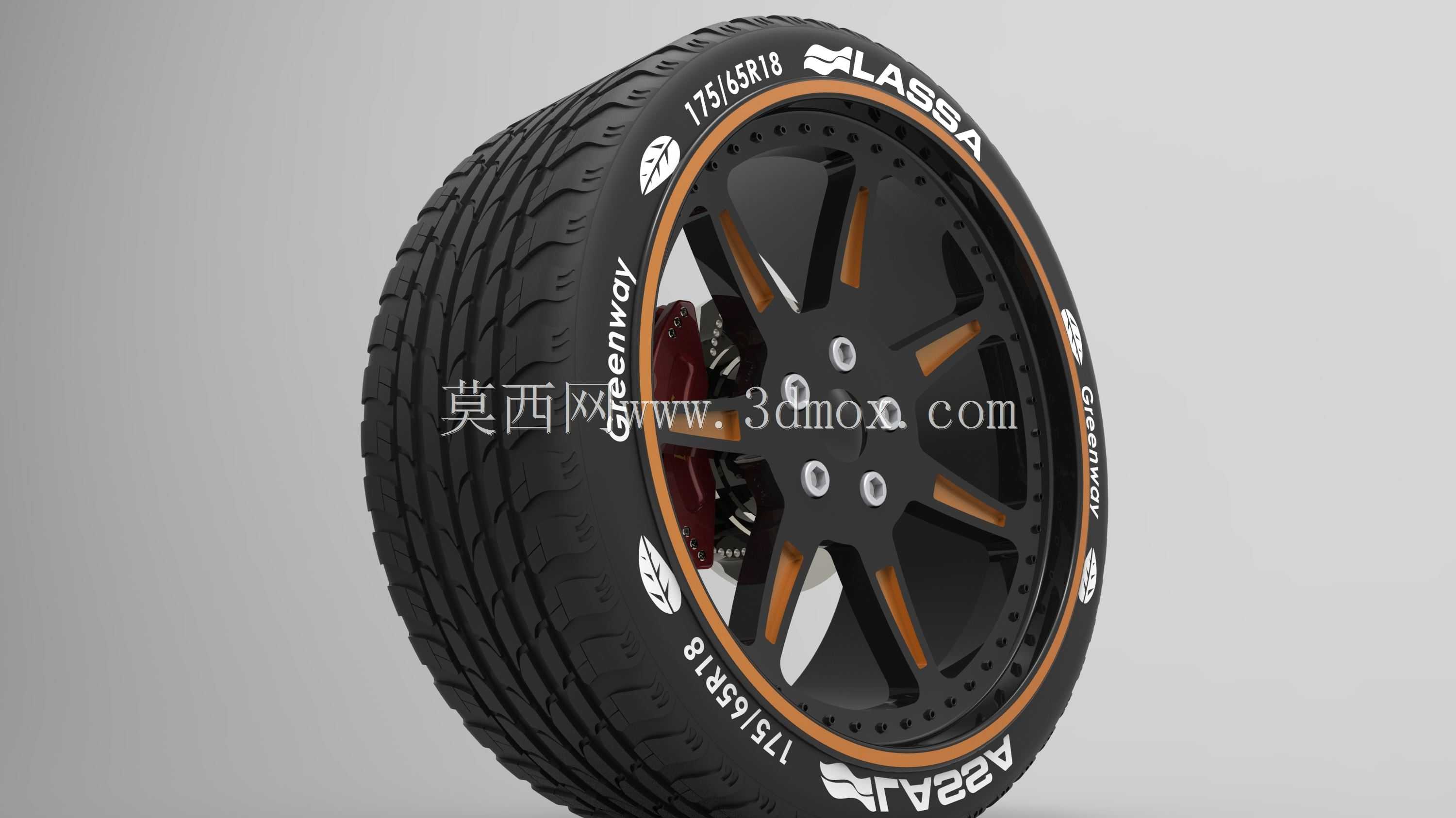 BBC 175/65 R18''轮辋-轮胎制动系统