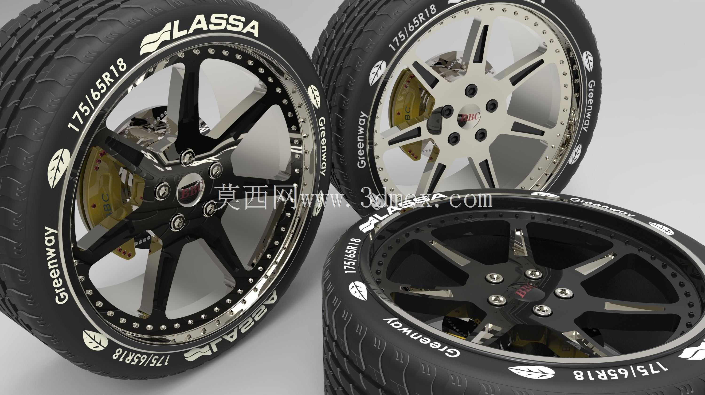 BBC 175/65 R18''轮辋-轮胎制动系统