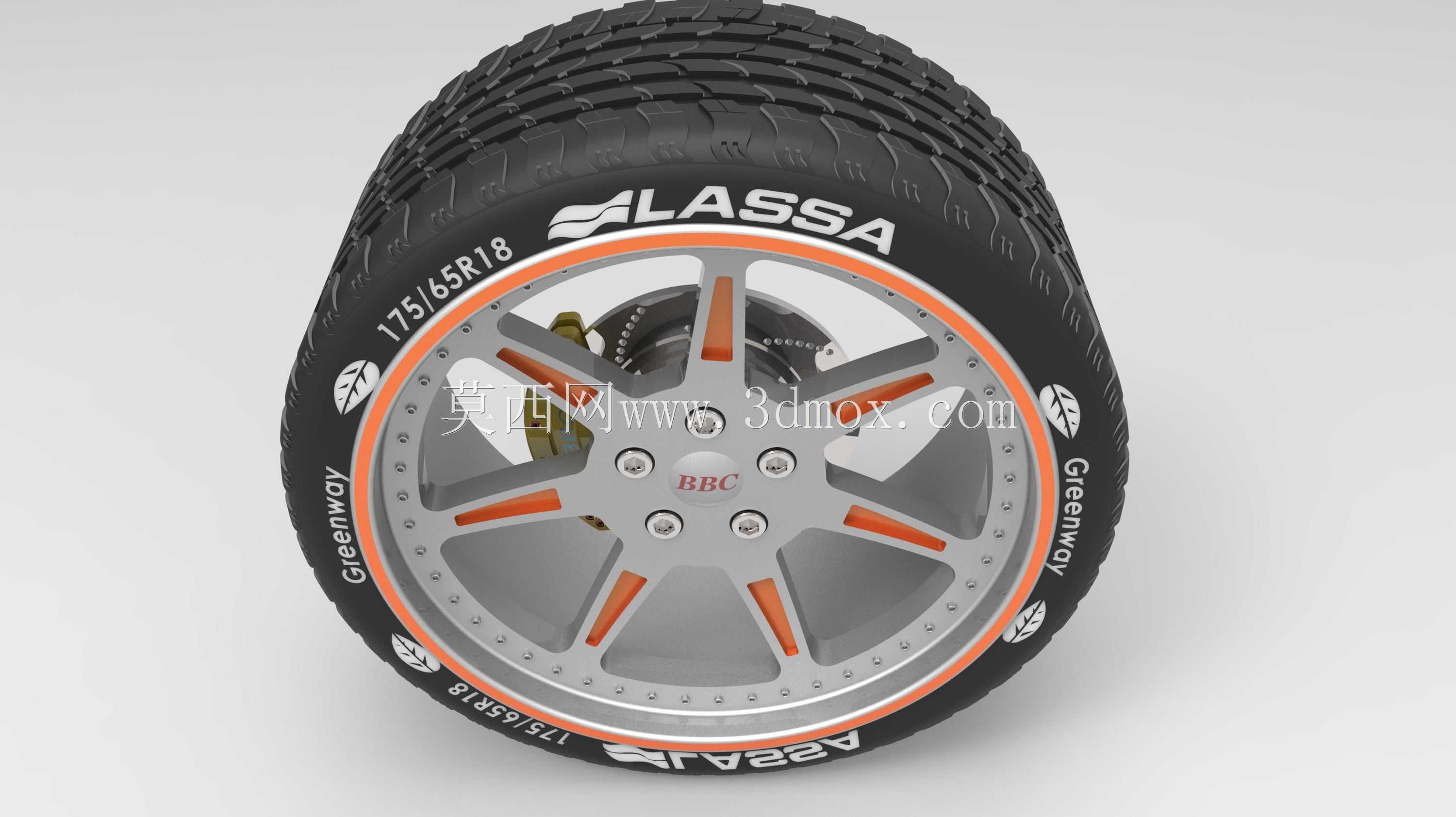 BBC 175/65 R18''轮辋-轮胎制动系统