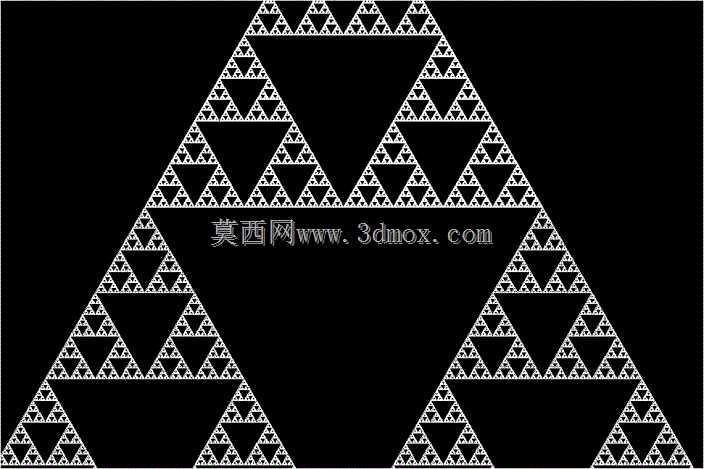 Sierpinski三角形(10层)