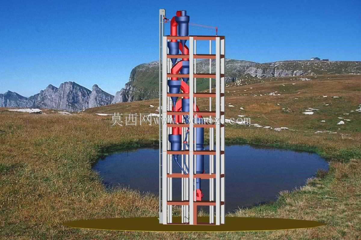 6级直列煅烧炉-2串预热器窑料