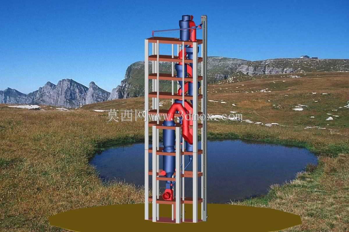6级直列煅烧炉-2串预热器窑料