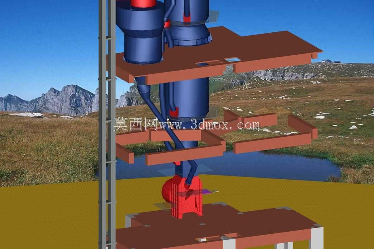 6级直列煅烧炉-2串预热器窑料
