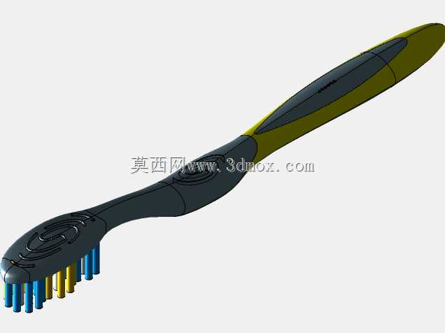 西门子NX技能展示-高露洁扭体牙刷