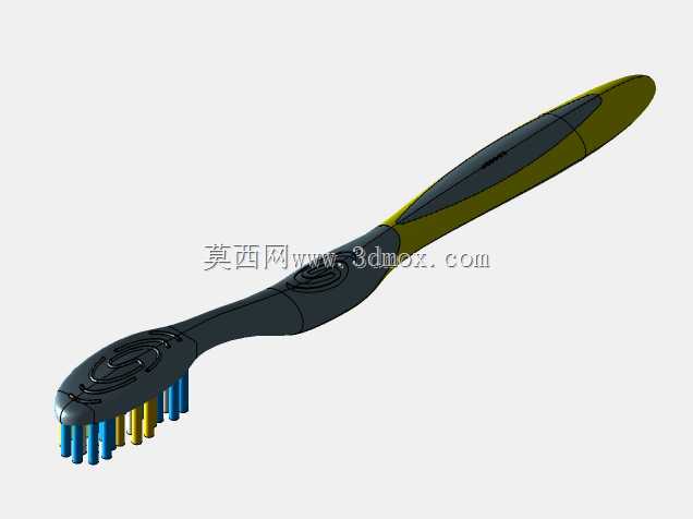 西门子NX技能展示-高露洁扭体牙刷