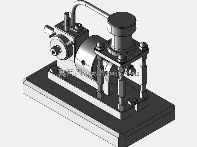 带倒档的开式转向柱发动机