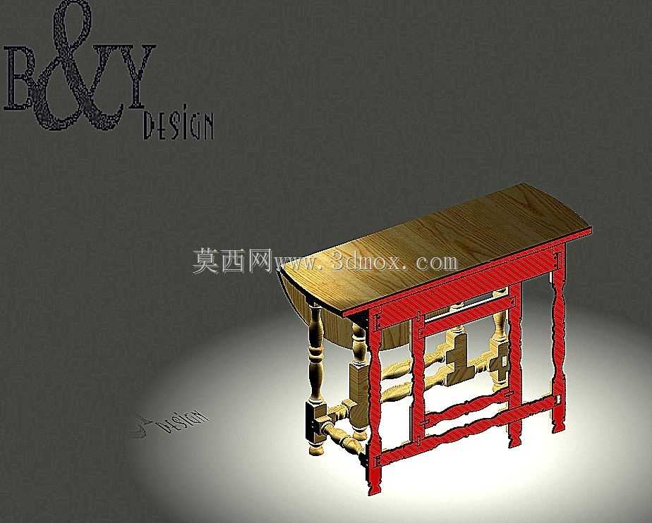 门腿桌