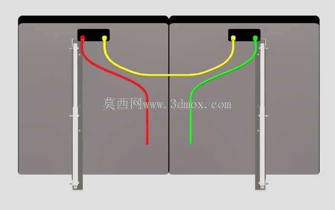 利用Creo和Photoshop制作太阳能电池板的图解布线