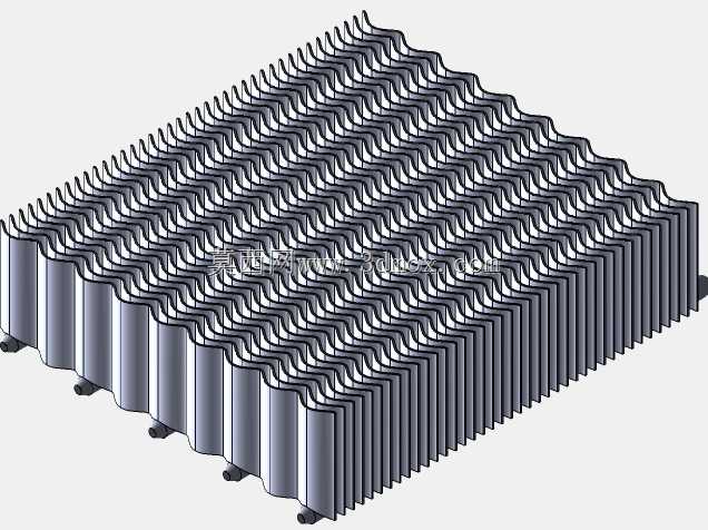 SolidWorks中的散热器