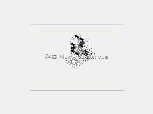 AUTOCAD中的齿轮泵