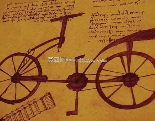 达芬奇自行车模型