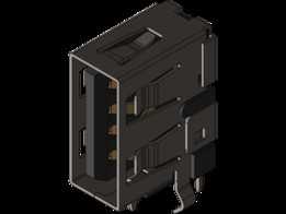 Type-A��USB���ĸ���ӿڽṹ���