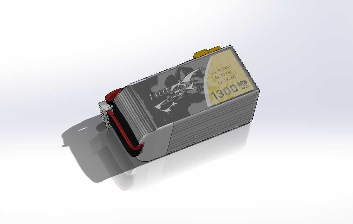 Tattu 1300mAh 4s 75c﮵��