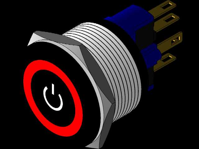 ��ť����12V 22/16mm����LED��������