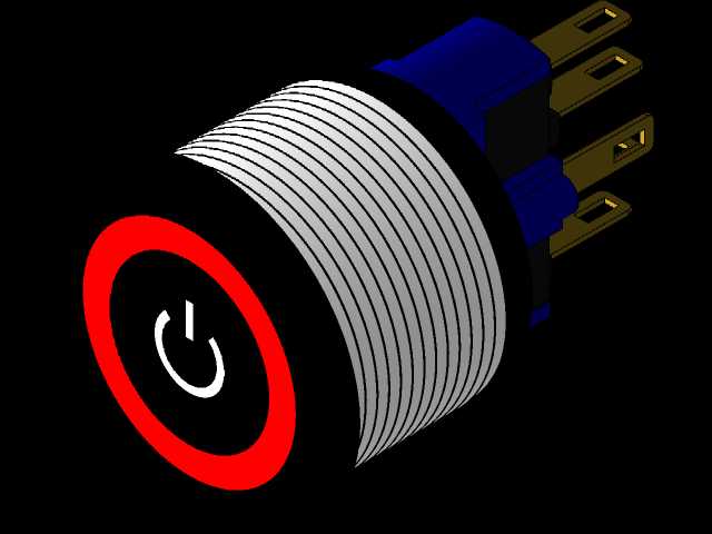 ��ť����12V 22/16mm����LED��������