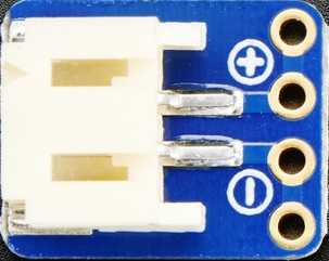 Adafruit JST-PH 2针贴片直角转接板
