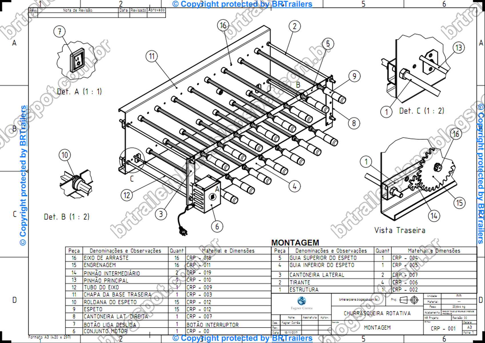 Espeto Simples C/Roldana/�տ���