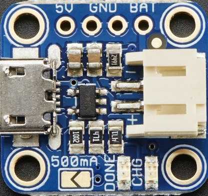 Adafruit Micro Lipo wMicroUSB插孔1904