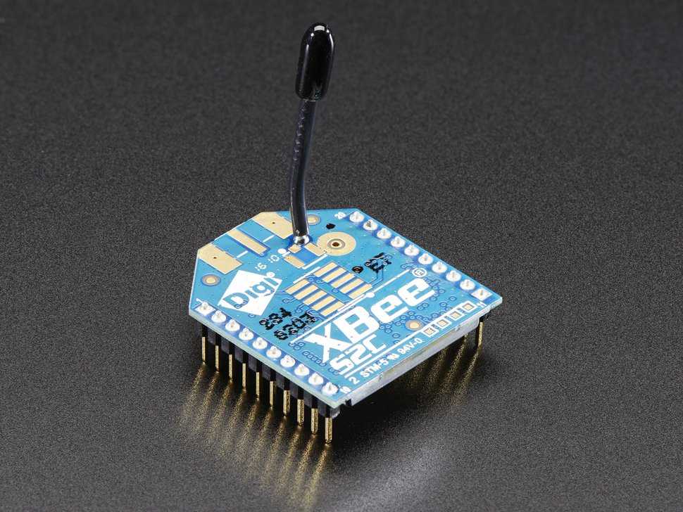 Adafruit XBee模块-ZB系列S2C-2mW,带有线天线-XB24CZ7WIT-004