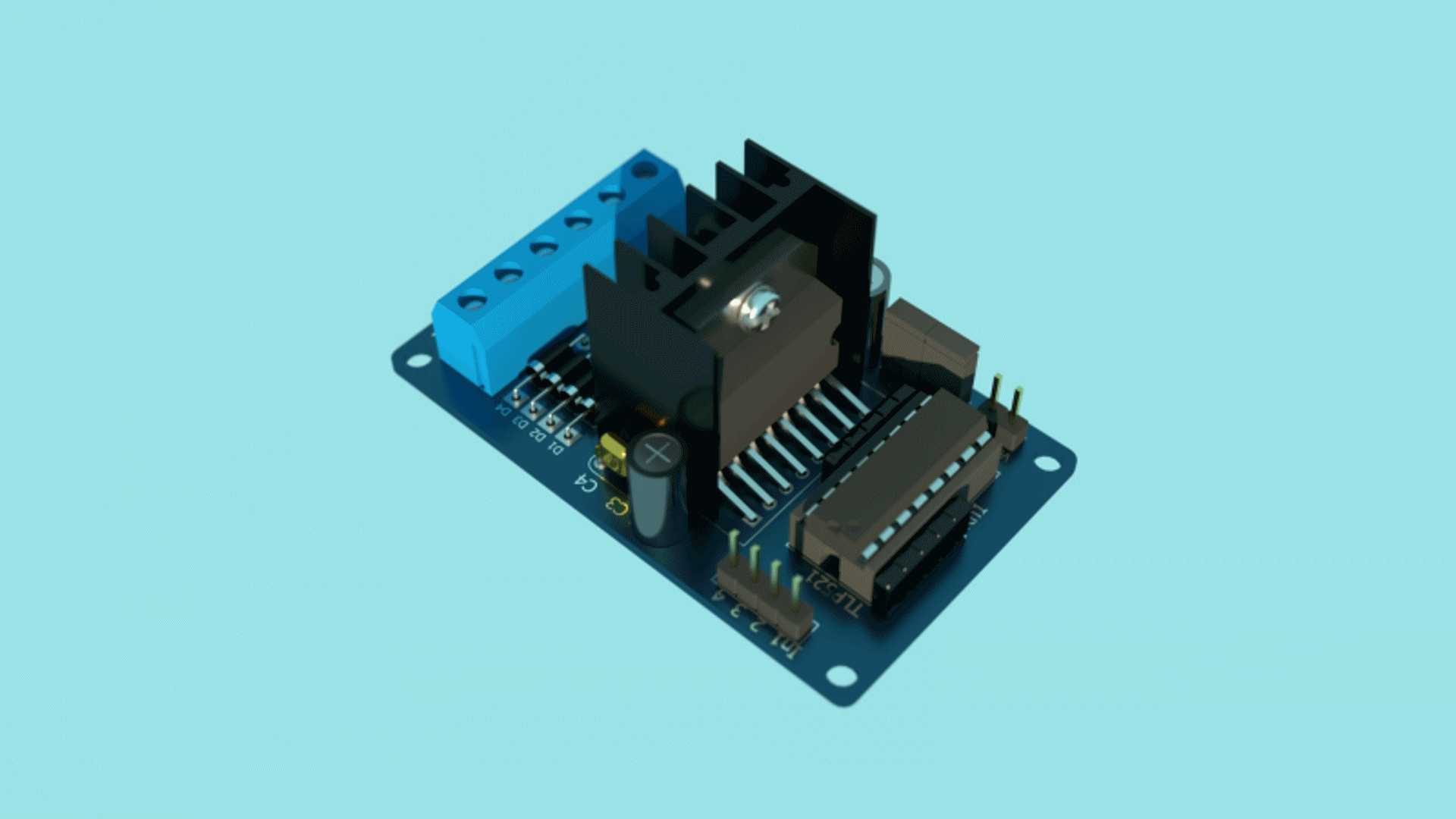 YFRobot L298N电机驱动板/Schrittmotor Treiber模块