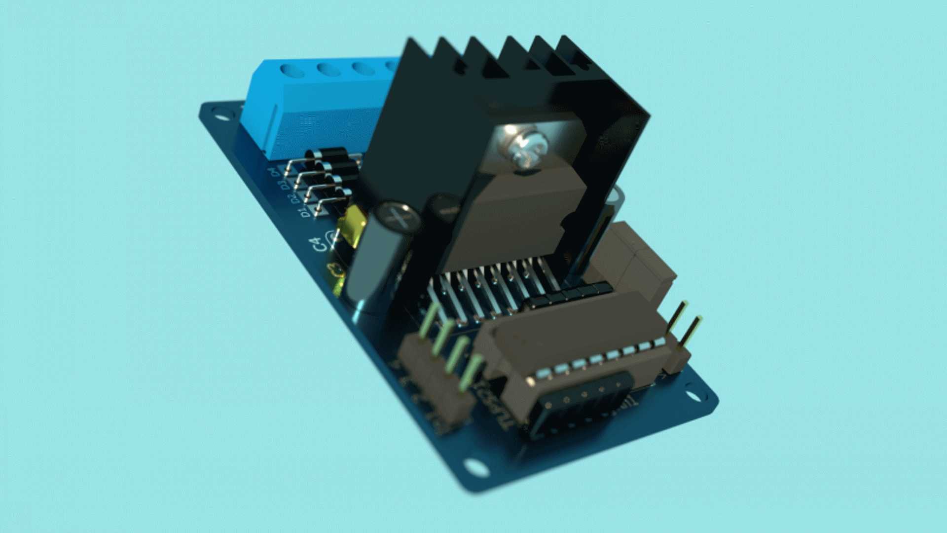 YFRobot L298N电机驱动板/Schrittmotor Treiber模块