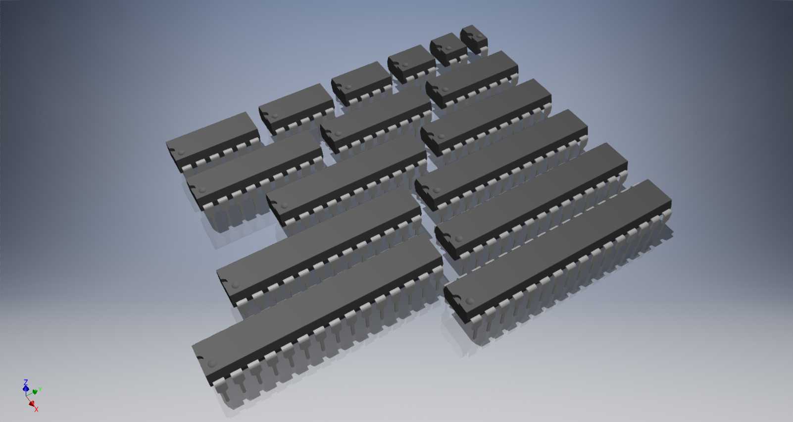 THT IC 2P-32P 2.54毫米