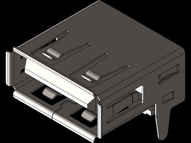 ������USB-A F��mea PCI 90��o