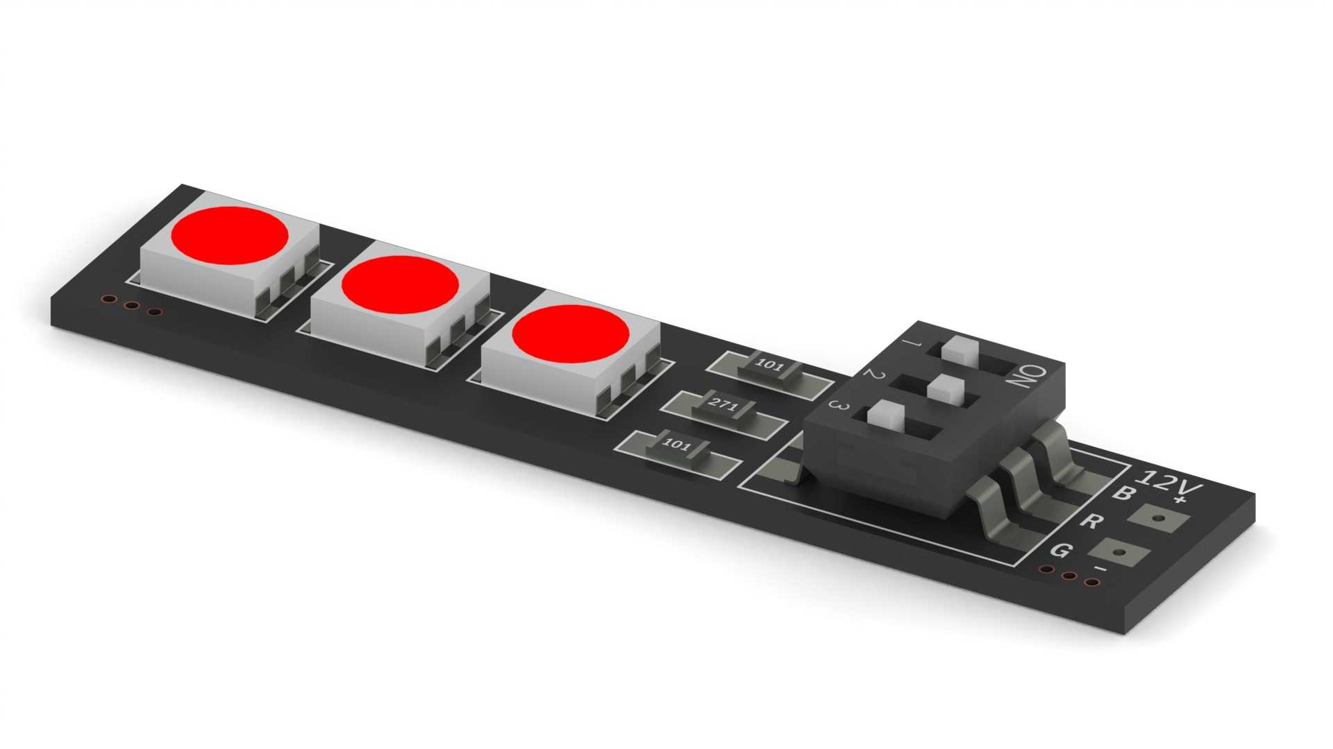 RGB LED��5050/12V��SolidWorks��