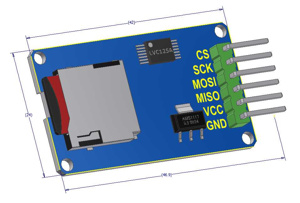 插入卡的MicroSD读卡器组件