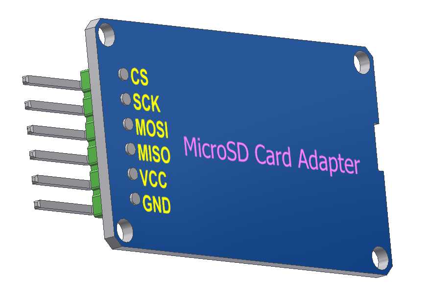插入卡的MicroSD读卡器组件