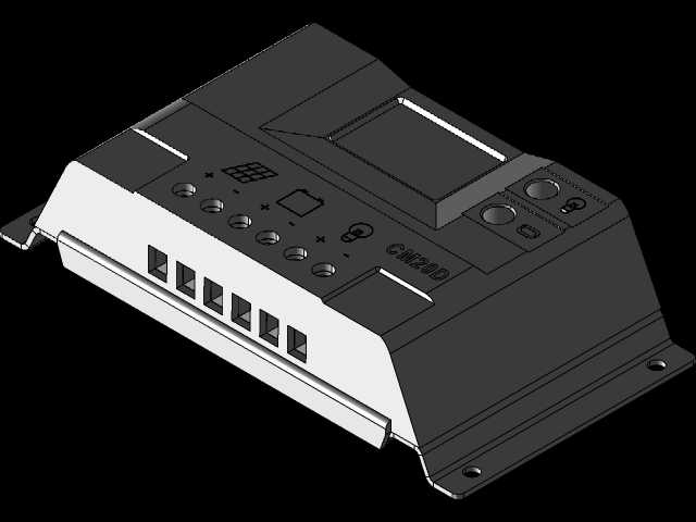 MexxSun-太阳能充电控制器-CM20D-10A-12V-24V