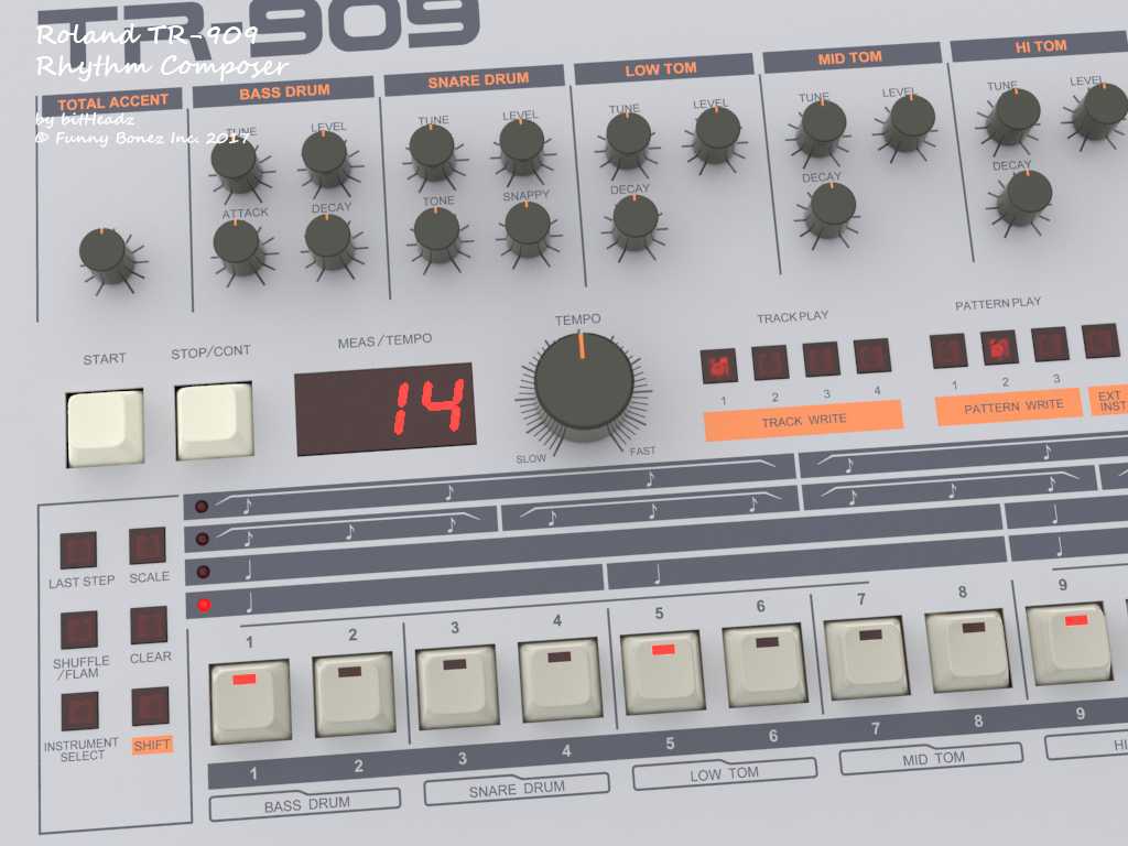 罗兰TR-909节奏作曲家