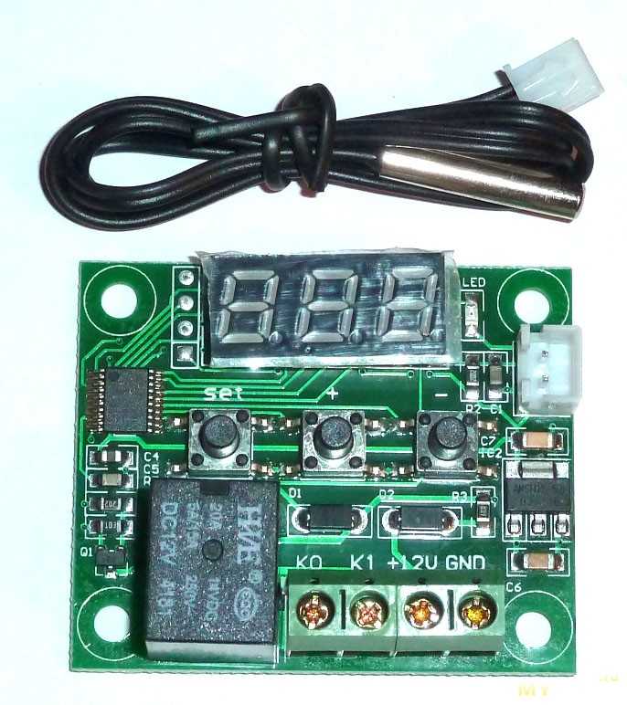 W1209直流12V热冷温控器温控开关温控器温控器