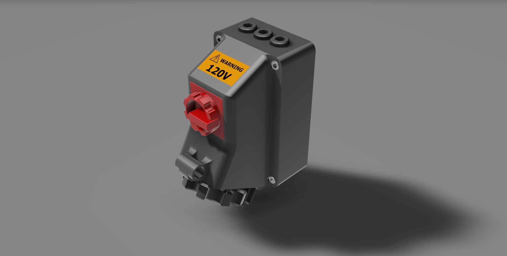 120V NEMA 5-20R工业插座概念图