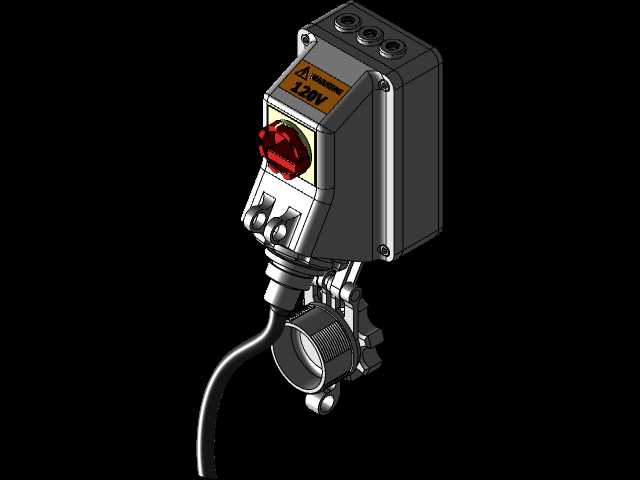 120V NEMA 5-20R工业插座概念图