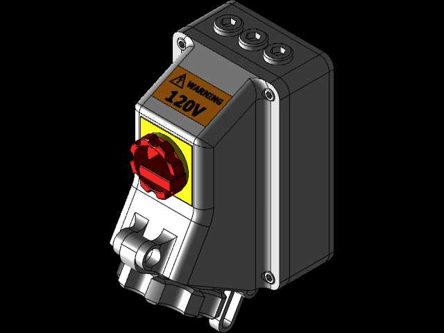 120V NEMA 5-20R工业插座概念图