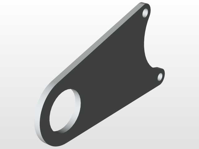 Luna Cycle Cyclone 3kW无刷电机,带底座模型
