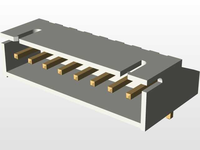JST-XH通孔直角连接器