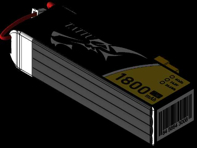 Tattu 1800mAh 4s﮵��