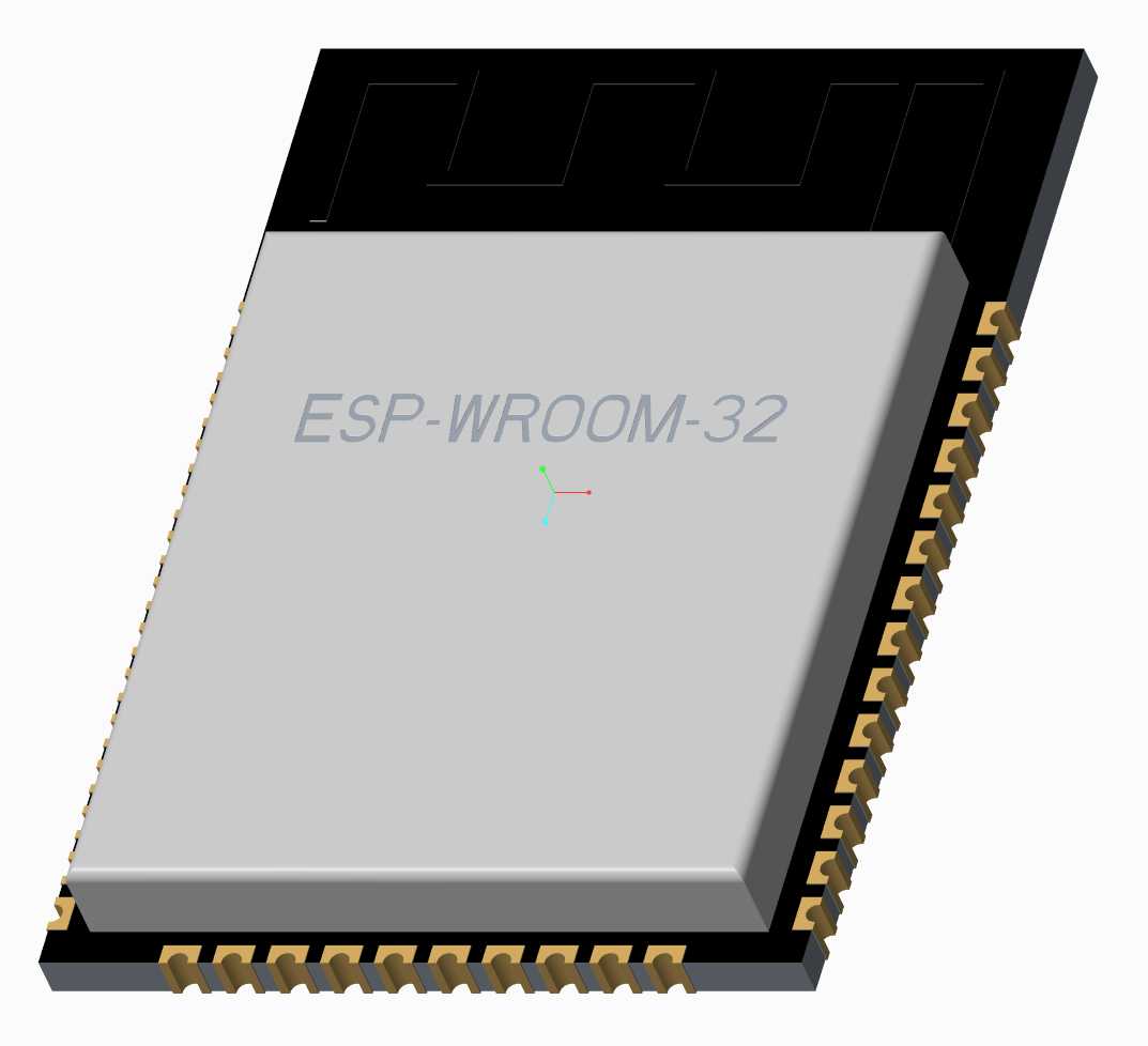 ESP-WROOM-32三维Step和Iges模型
