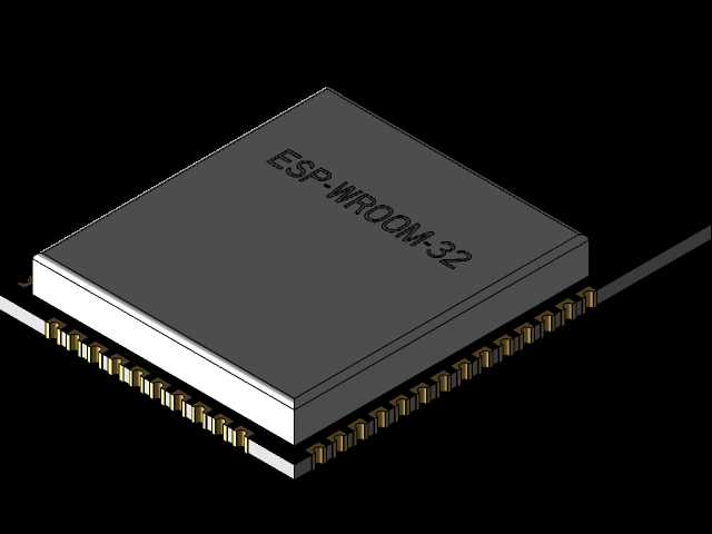 ESP-WROOM-32三维Step和Iges模型