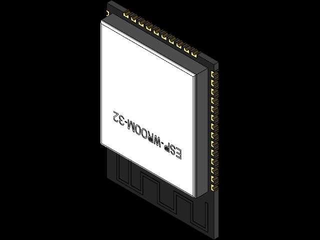 ESP-WROOM-32三维Step和Iges模型