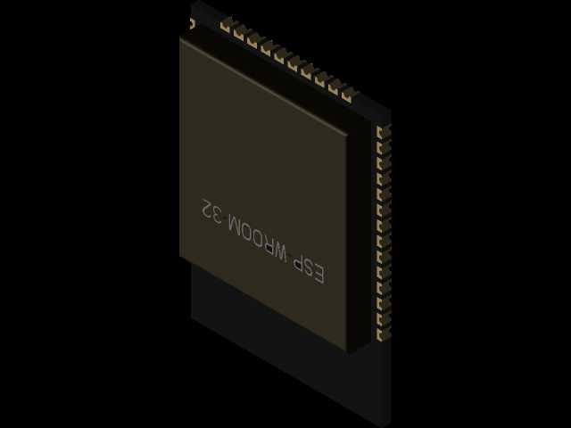 ESP-WROOM-32三维Step和Iges模型