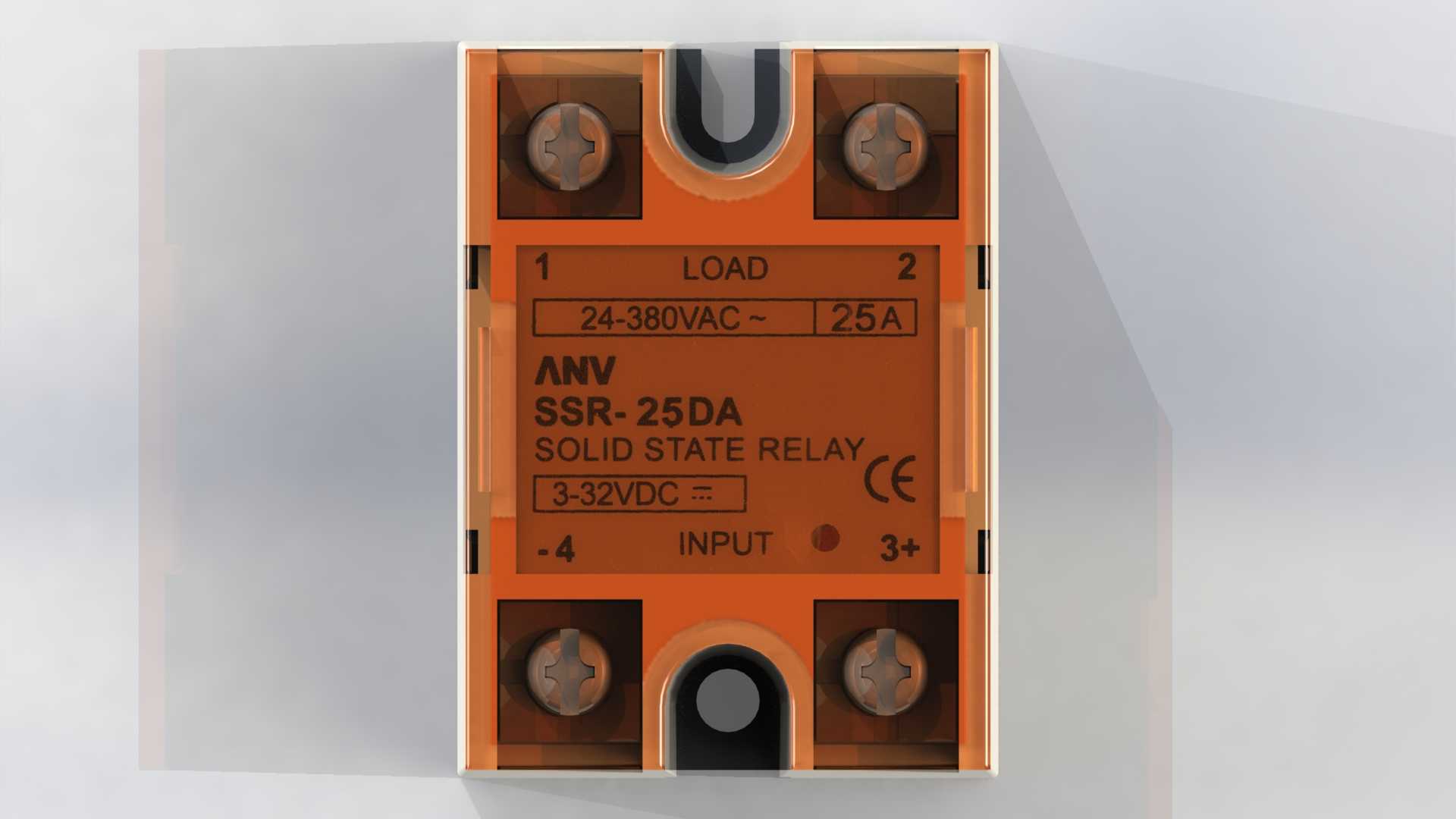 Uxcell SSR-25da��ɢ��Ƭ�Ĺ�̬�̵���