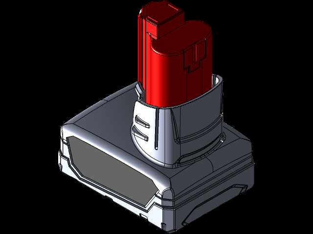 PTC Creo技能展示:密尔沃基M12红色锂XC 4.0电池