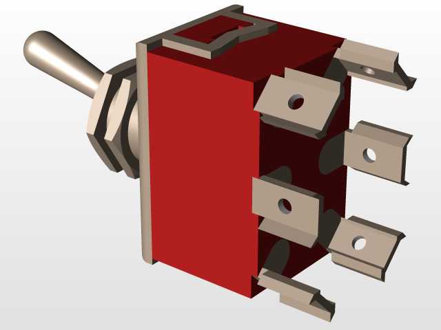 翘板开关250V 15A(中国预算一)12mm螺纹