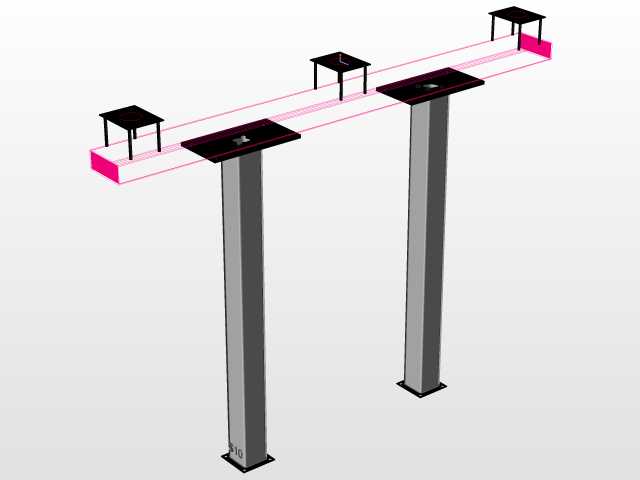 高压变电站组件-室外空气变电站-BIM