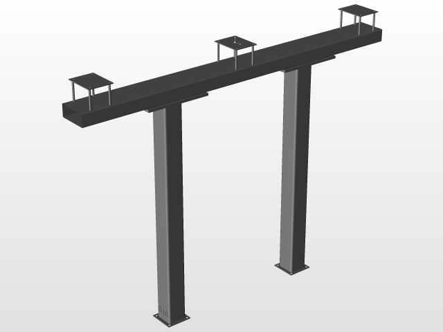 高压变电站组件-室外空气变电站-BIM