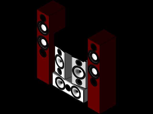 显示器音频青铜色BX2\u0026中心\u0026银色6