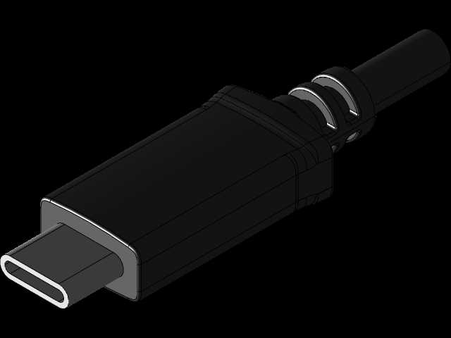 USB C型电缆插头